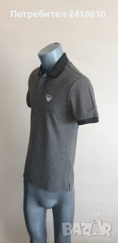 Armani Jeans AJ  Pique Stretch Cotton  Mens Size S /  НОВО! ОРИГИНАЛ! Мъжка Тениска!, снимка 9 - Тениски - 50822582