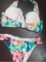 Секси лято: Push-up бански с халтер и цветен принт, снимка 2