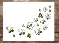 Пчела пчели рояк стенсил шаблон за спрей торта украса кекс декорация Scrapbooking, снимка 1