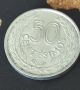 Монета Уругвай 50 сентесимо, 1965, снимка 1 - Нумизматика и бонистика - 45178064