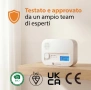 Детектор за въглероден оксид Smartwares с дисплей и бутон за тестване, снимка 4