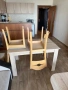 6 броя трапезни стола от масивно дърво, снимка 2