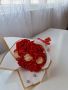 Букет от сатенини рози, снимка 1