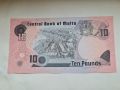 RARE. MALTA 🇲🇹. £ 10 LIRE 1979 UNC , снимка 2