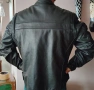 Ново Кожено яке Motomall черно телешки бокс мотор моторджийско Хл/2Хл, снимка 2