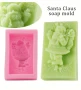 Молд дядо Коледа за сапуни и свещи , снимка 3
