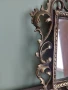 Невероятно бронзово настолно огледало, снимка 5