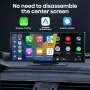 Нов Мултифункционален 10.26" CarPlay с двойна камера и Bluetooth за кола, снимка 4