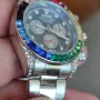 Мъжки луксозен часовник Rolex Daytona Rainbow 🌈 Steel , снимка 11