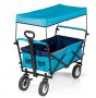Сгъваемата ръчна количка за плаж къмпинг транспортна количка