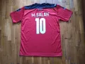 Мохамед Салах Египет фенска футболна тениска от Купата на Африка 2020г Камерун размер Л, снимка 8