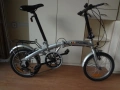 Сгъваем компактен велосипед 16 инча със 6 скорости, снимка 3
