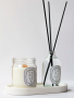 Соева свещ с аромат на ванилия с дървен фитил и освежител за въздух с бамбукова пръчица Съдържание н, снимка 2