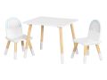 Детска дървена маса и 2 стола комплект Livarno , снимка 1 - Мебели за детската стая - 45302595