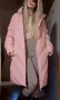 Розаво дълго дамско зимно яке , снимка 1