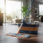 Комплект моп с 360° въртене и сгъваема кофа – Професионално и безконтактно почистване у дома, снимка 3