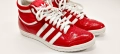 Редки червени маратонки Adidas Sleek Series Hi Top Размер 37 1/3 UK 4 1/2 G61361 US 6, снимка 2