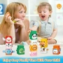Нови Детски образователни блокчета с животни Montessori 1-3 г играчка, снимка 8