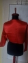 Червено сатанено болеро, къси черни ръкави плюш и късо червено сако размер Л по 10лв, снимка 3