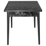 Разтегателна трапезна маса в цвят черен мрамор , снимка 4