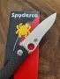 Сгъваем джобен нож Spyderco Capara,Carbon Fiber, снимка 4