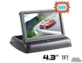 4.3” Сгъваем монитор за кола, камион 4,3” TTF LCD, снимка 5