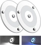 Комплект 2 × LED плафони 12V/24V – димируеми таванни лампи 120 мм с тъч контрол, снимка 1