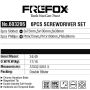 Комплект отвертки Frefox 6 части , снимка 5