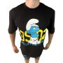 Мъжка oversize тениска Dsquared The Smurfs 2024 !!!, снимка 2