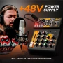 Mini 4 аудио миксер / sound card / 48V / Bluetooth / стрийминг, снимка 5