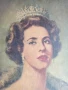 Портрет оригинал на белгийската кралица Фабиола, снимка 4