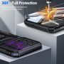 GOLDJU за Samsung Galaxy A15 5G - Калъф с Протектори за Екрана, Магнитно Стойка, Защитен Калъф за Мо, снимка 2
