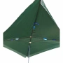 Градински чадър 300x260 см – Зелен плат с черна основа, снимка 6