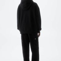 Мъжки суитшърт с цип на деколтето Black Label Pull&Bear, Черен, XL, снимка 2 - Суичъри - 45528323