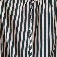 H&M блуза на райета (бяло, зелено) с 3/4 ръкави, р-р 36 / S, снимка 5 - Тениски - 45117904
