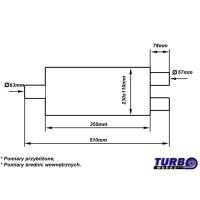 Спортно гърне вход 63мм Turbo Works, снимка 2 - Аксесоари и консумативи - 28283569