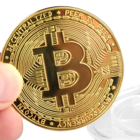 Колекционерска Биткойн монета. Bitcoin BTC, снимка 1 - Нумизматика и бонистика - 45034720