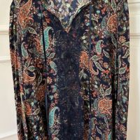 Блуза Liu Jo Milano в кашмирен десен, размер 40 / М, снимка 14 - Блузи с дълъг ръкав и пуловери - 45390571