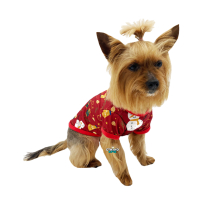 Коледна кучешка тениска Кучешки Коледни дрехи Коледни кучешки дрехи Дрехи за кучета Дреха за куче, снимка 2 - За кучета - 38534378