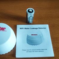 Smart Датчик за вода наводнение + батерия VARTA, снимка 3 - Друга електроника - 45762192