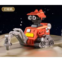 Подвижен робот играчка с дизайн на строителна машина / Гладки ръбове; Високотехнологичен дизайн; Сим, снимка 2 - Други - 45785942
