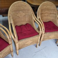 Комплект от 6 ратанови кресла , снимка 2 - Градински мебели, декорация  - 45455246