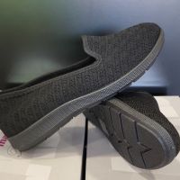 Дамски черни леки обувки с гъвкави подметки в черен цвят, снимка 1 - Маратонки - 45637923