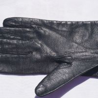 Vintage Дамски Ръкавици От Естествена Мека Кожа Macy's Own Brand Made In Italy Размер S, снимка 5 - Ръкавици - 45472452