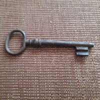 Стар метален ключ #3, снимка 1 - Колекции - 45543256