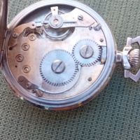 Рядък тънък швейцарски джобен часовник, снимка 4 - Антикварни и старинни предмети - 45141194