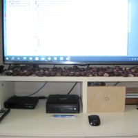 Fujitsu Esprimo Q520 Mini PC с DVD, i3-4160T, 4GB RAM, 500GB, подарък безжична мишка Microsoft, снимка 3 - За дома - 45012009