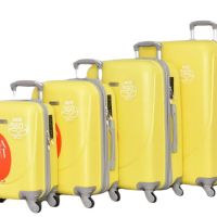 Куфари ABS - комплект 4 БРОЯ побиращи се един в друг, снимка 3 - Куфари - 40820239