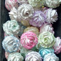 Гипсо-керамични розички , снимка 2 - Изкуствени цветя - 45288052