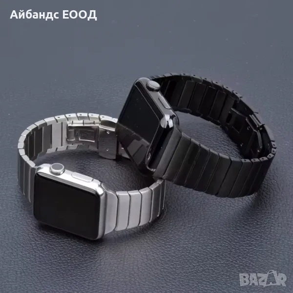 Стоманени каишки Link Bracelet за Apple Watch ULTRA/SE/10/9/8/7/6, снимка 1